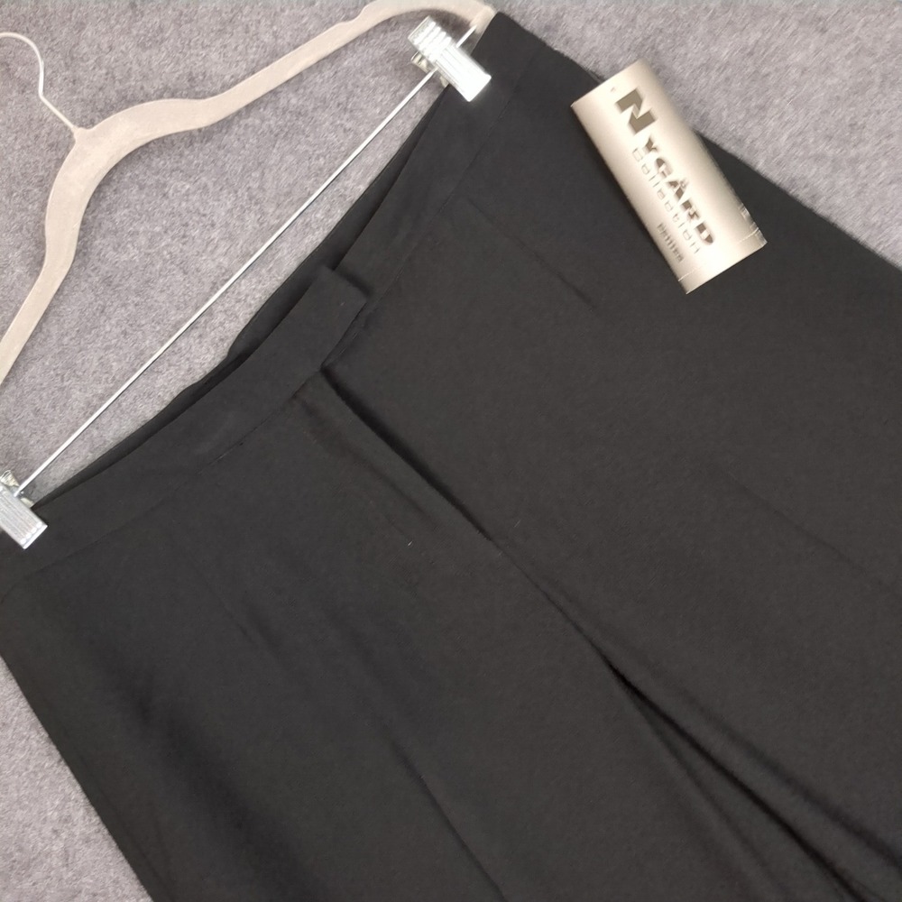 Nygard Collection Petites Black Crepe Essential Dress Pants 12P NWT